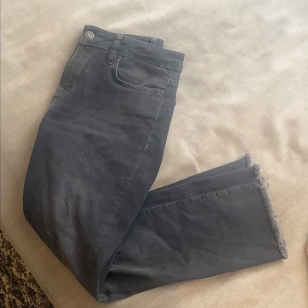 Free people cropped denim